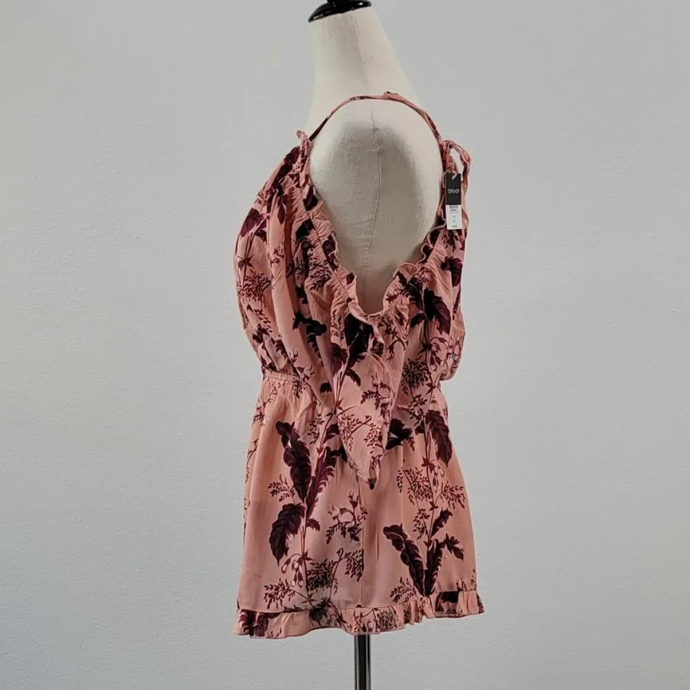 TOPSHOP coverup romper playsuit NEW - Picture 3 of 9